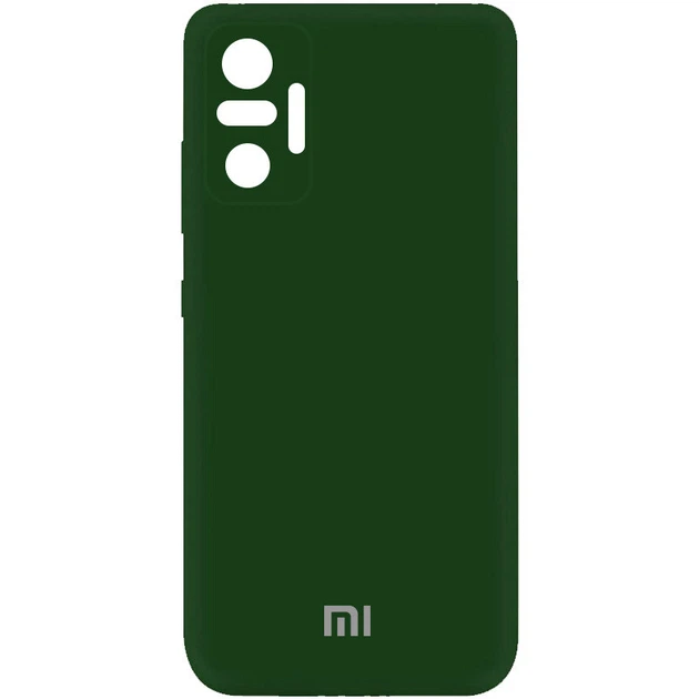 Чохол Silicone Cover My Color Full Camera (A) для Xiaomi Redmi Note 10 Pro / 10 Pro Max Зелений / Dark green - Фото 1 Чохол Silicone Cover My Color Full Camera (A) для Xiaomi Redmi Note 10 Pro / 10 Pro Max Зелений / Dark green - зображення 1
