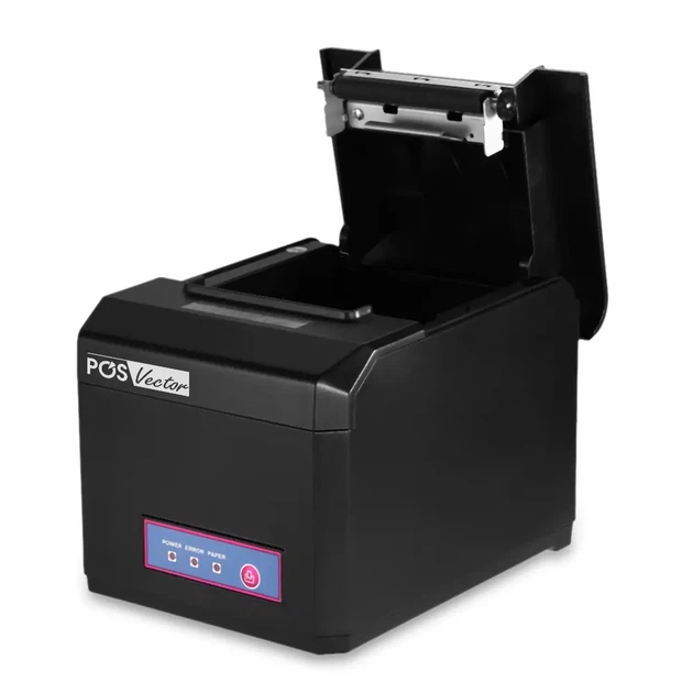 Чековый принтер POS Vector универсальный E801 80 мм USB+RS232+Ethernet интерфейсы (PS-E801b) - Фото 2 Чековый принтер POS Vector универсальный E801 80 мм USB+RS232+Ethernet интерфейсы (PS-E801b) - изображение 2
