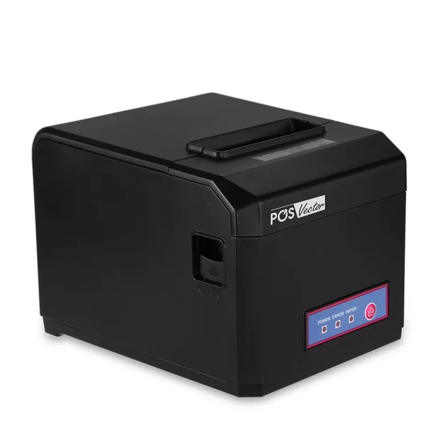 Чековый принтер POS Vector универсальный E801 80 мм USB+RS232+Ethernet интерфейсы (PS-E801b) - Фото 3 Чековый принтер POS Vector универсальный E801 80 мм USB+RS232+Ethernet интерфейсы (PS-E801b) - изображение 3