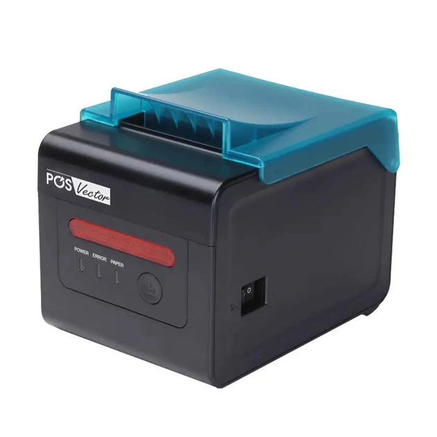Кухонный принтер чеков POS Vector чекопечать 80/58 USB+ Ethernet. Защита от пыли, влаги и масла (PS-H801UL) - изображение 5
