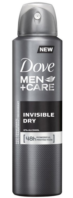 Антиперспірант-спрей Dove Men+Care Invisible Dry 150 мл (8712561255585) - зображення 1