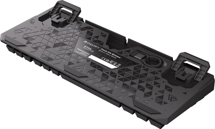 Клавіатура бездротова Endorfy Thock 75% Kailh Box Black Wireless Black (EY5A074) - зображення 17