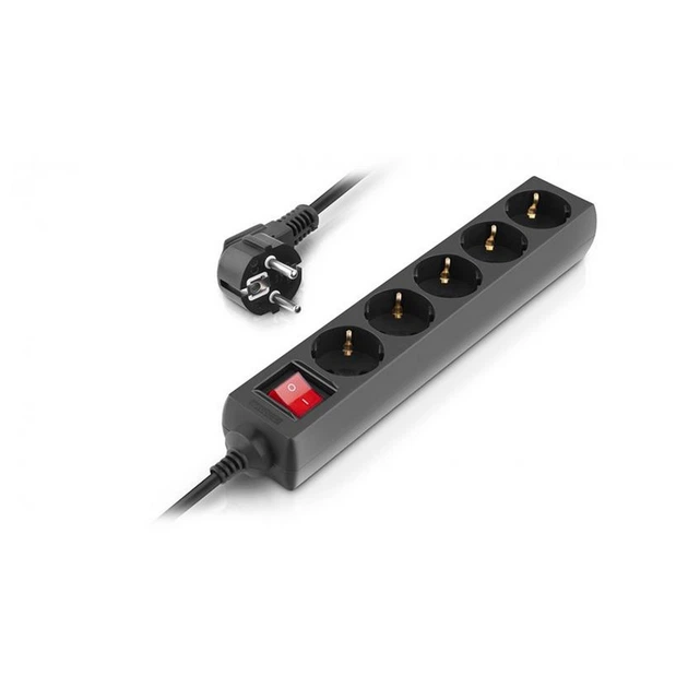 Фильтр питания REAL-EL RS-Protect M 1.8м Black (EL122300026) - Фото 1 Фильтр питания REAL-EL RS-Protect M 1.8м Black (EL122300026) - изображение 1