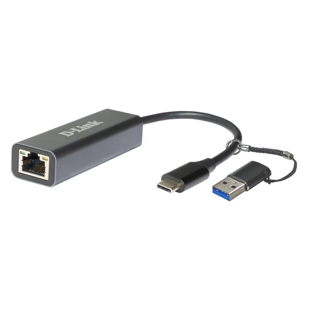 Сетевой адаптер D-Link DUB-2315 1x2.5GE, USB Type-C (с адаптером USB-A) - Фото 1 Сетевой адаптер D-Link DUB-2315 1x2.5GE, USB Type-C (с адаптером USB-A) - изображение 1