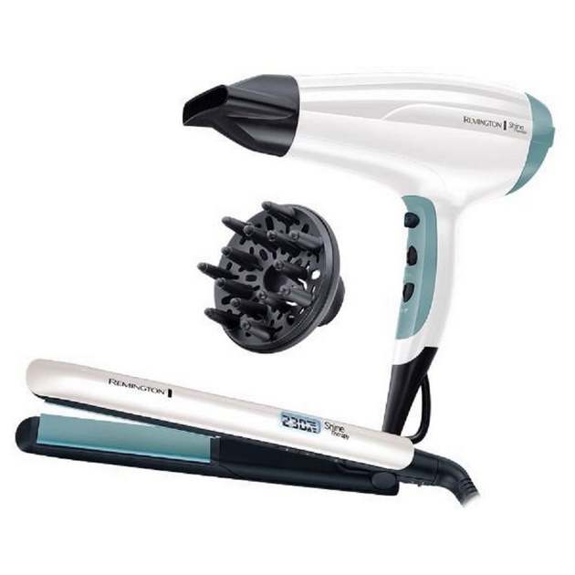 Подарочный набор фен+выпрямитель Remington S8500GP – фото, отзывы ...