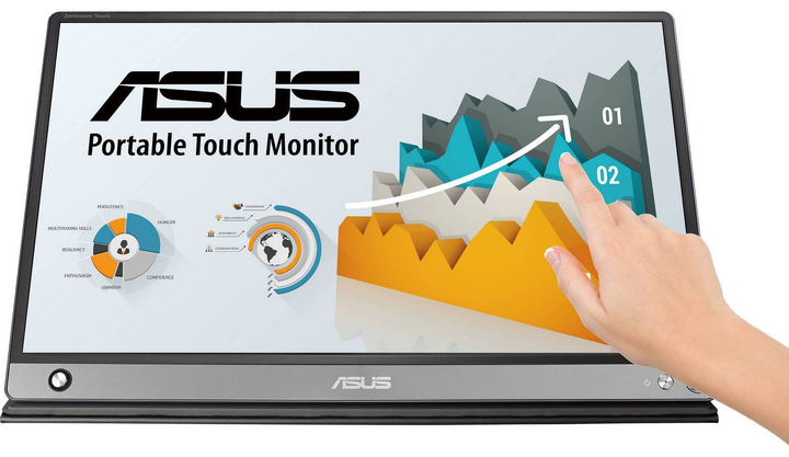 Монитор Asus 15.6" MB16AHP IPS Black (90LM04T0-B01170) - изображение 1