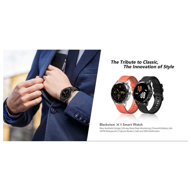 Смарт-годинник Blackview X1 Black - зображення 8