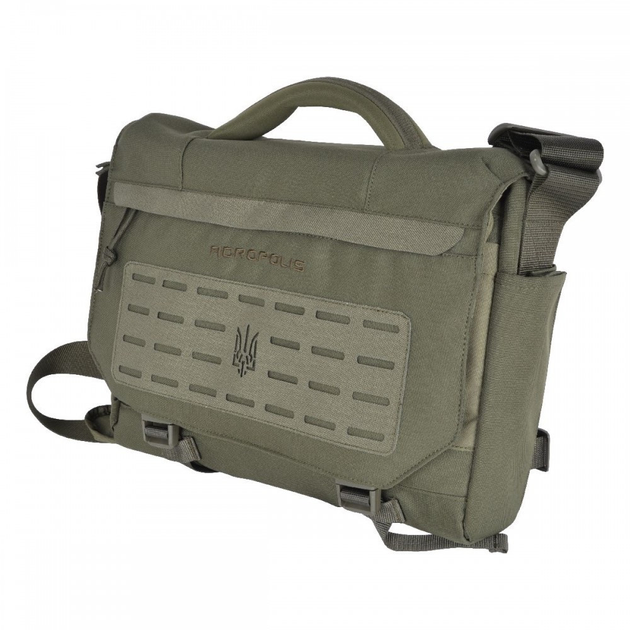 Сумка административная Acropolis тактическая портфель военнослужащего для документов и ноутбука 15" хаки (СКГ-1) - изображение 1