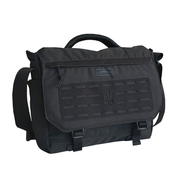 Сумка административная Acropolis тактическая портфель военнослужащего для документов и ноутбука 15" чорна (СКГ-1ч) - изображение 1