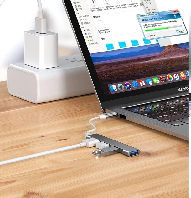 Адаптер Перехідник USB на USB 3.0 Bodasan Gray (R050724) - Фото 5 Адаптер Перехідник USB на USB 3.0 Bodasan Gray (R050724) - зображення 5