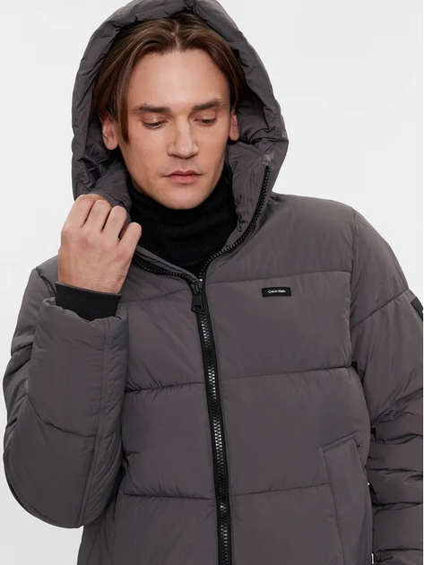 Куртка зимова чоловіча Calvin Klein K10K110336-PTR L Сіра (8719856751012) - зображення 4