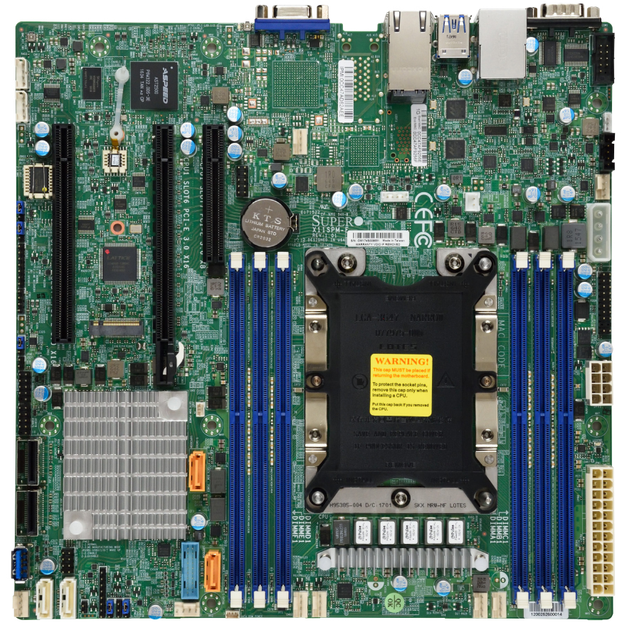 Материнська плата Supermicro MBD-X11SPM-F-O (s3647, Intel C621, PCI-Ex16) - зображення 1