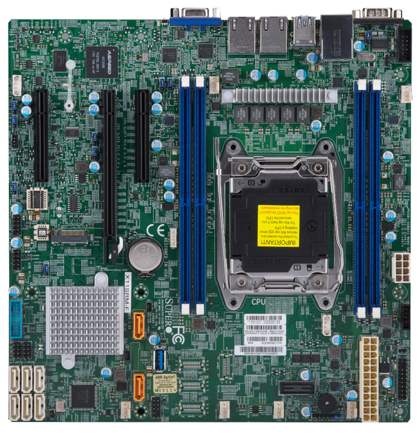 Материнська плата Supermicro MBD-X11SRM-F-O (s2066, Intel C422, PCI-Ex16) - зображення 1