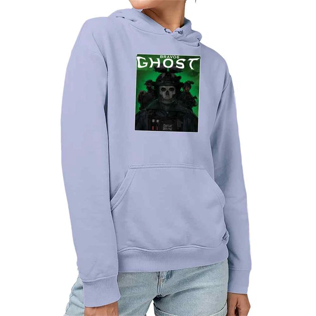 Худі жіноче JHK "Call of Duty Ghost" XXL Блакитний (MD-21-3332-28-12) - Фото 1 Худі жіноче JHK "Call of Duty Ghost" XXL Блакитний (MD-21-3332-28-12) - изображение 1