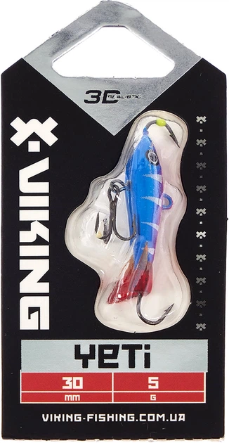 Балансир Viking Fishing Yeti Ice Jig 30 мм 5.0 г #9 Strange Perch (19190183) - изображение 2