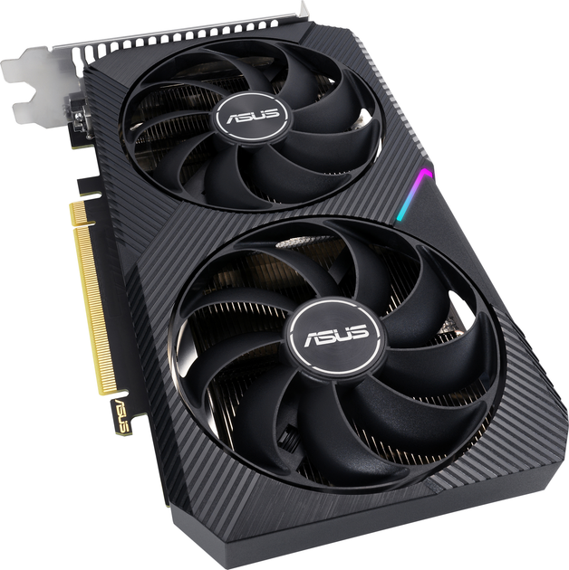 Відеокарта ASUS PCI-Ex GeForce RTX 3050 Dual OC Edition V2 LHR 8GB GDDR6 (128bit) (1852/14000) (HDMI, DisplayPort, DVI-D) (90YV0GH6-M0NA00) - зображення 9