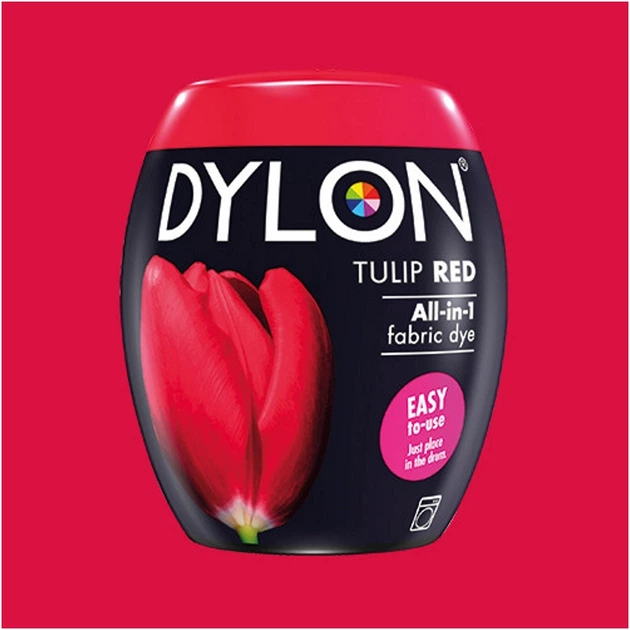 Краска для окрашивания ткани в стиральной машине DYLON Machine Use Tulip Red (бочонок) - Фото 1 Краска для окрашивания ткани в стиральной машине DYLON Machine Use Tulip Red (бочонок) - изображение 1