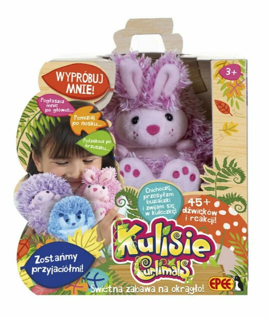 Інтерактивна м'яка іграшка Epee Kulisie Plush Pink Rabbit (8591945094268) - зображення 1