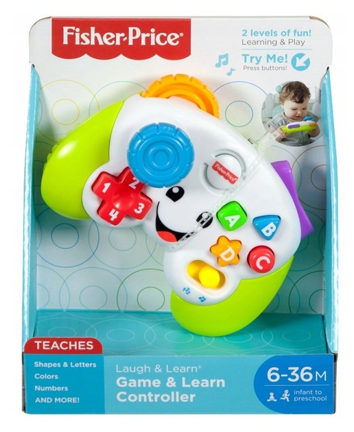 Zabawka interaktywna Fisher-Price Game & Learn Controller (887961673548) - obraz 1