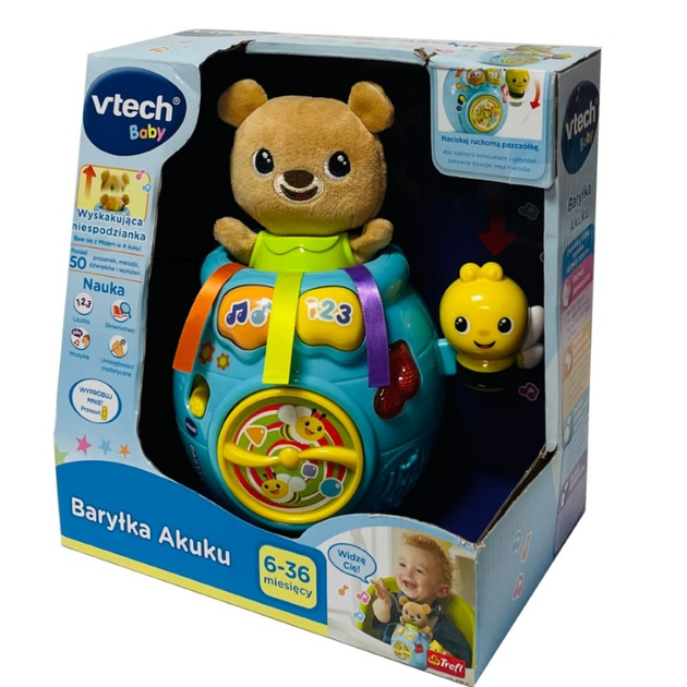 Інтерактивна іграшка Trefl Vtech Baby Barrel Acquisition (5900511614855) - зображення 1