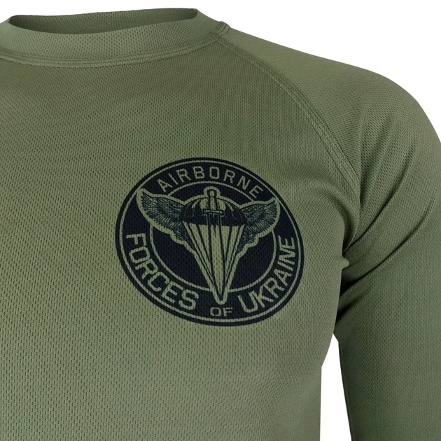 Лонгслів KRAMATAN AIRBORNE FORCES OF UKRAINE Олива L - зображення 5