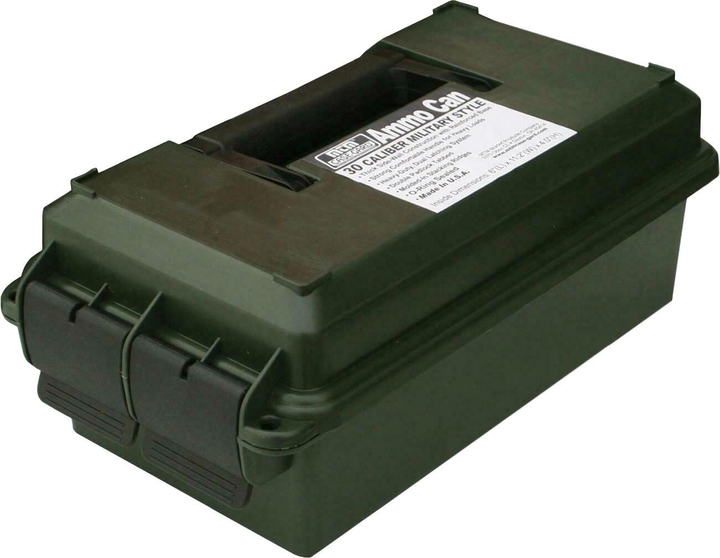Ящик для патронів MTM AC (18,8х34,3х13 см). Колір - олива - зображення 1