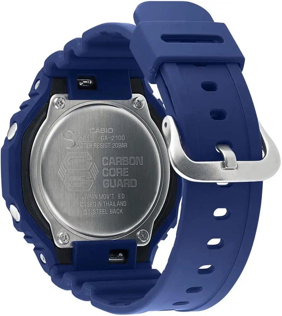 Часы Casio GA-2100-2A G-Shock. Фиолетовый - изображение 5