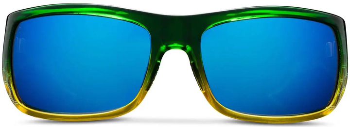 Очки Pelagic Fish Hook - Polarized Mineral Glass ц:green dorado / blue - изображение 2