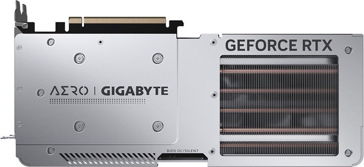 Видеокарта Gigabyte PCI-Ex GeForce RTX 4070 Ti Super Aero OC 16G 16GB GDDR6X (256bit) (2655/21000) (HDMI, 3 x DisplayPort) (GV-N407TSAERO OC-16GD) - изображение 5