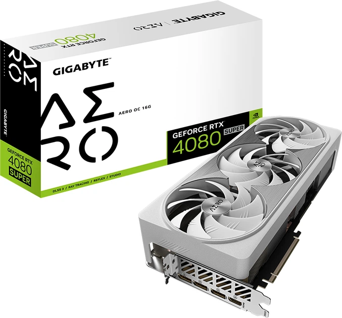 Видеокарта Gigabyte PCI-Ex GeForce RTX 4080 Super Aero OC 16G 16GB