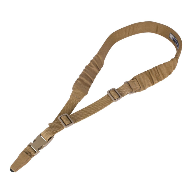 Збройний одноточковий ремінь Blue Force Gear UDC Padded Bungee Single Point Sling з карабіном - изображение 1