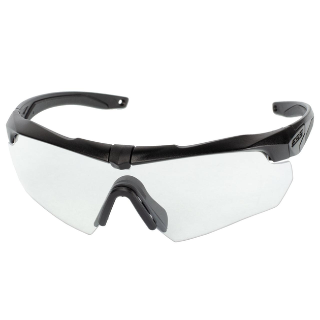 Комплект балістичних окулярів ESS Crossbow 2x Ballistic Eyeshields Kit Clear & Smoke Gray Lens - зображення 2