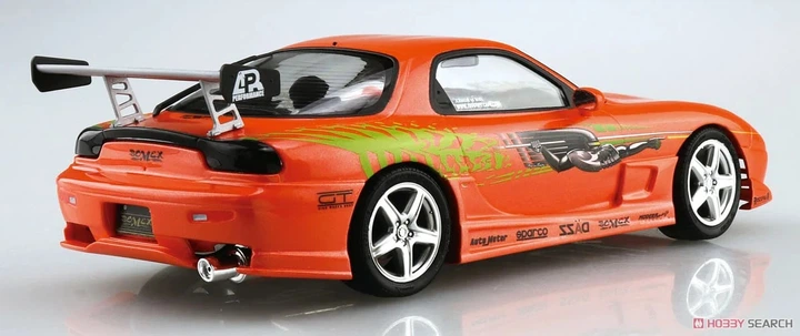 Сборная модель 1/24 автомобиль Mazda BOMEX FD3S RX-7'99 Aoshima 063996 - изображение 3