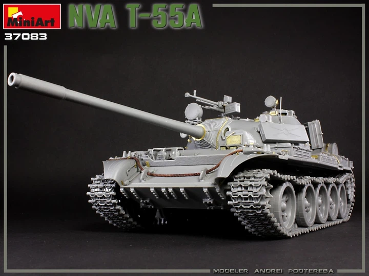 Сборная модель 1/35 танк NVA T-55A MiniArt 37083 - изображение 14