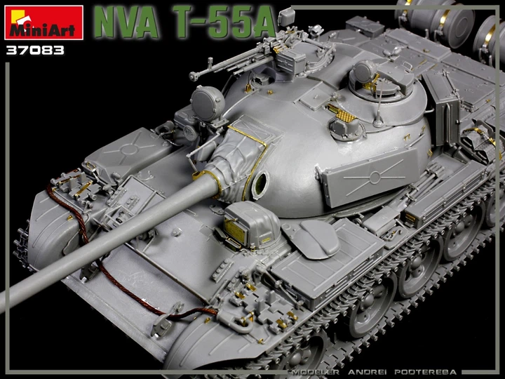 Сборная модель 1/35 танк NVA T-55A MiniArt 37083 - изображение 15