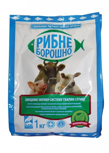 Борошно рибне 1кг O.L.KAR. - Фото 1 Борошно рибне 1кг O.L.KAR. - зображення 1