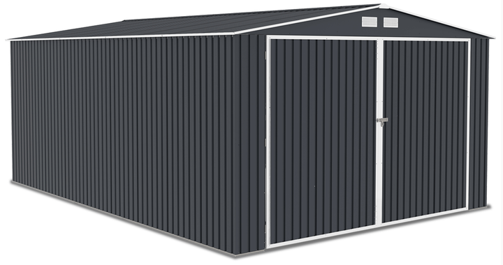 Металевий гараж HARDMAISTER Kingston 380x540 Cold Grey сірий
