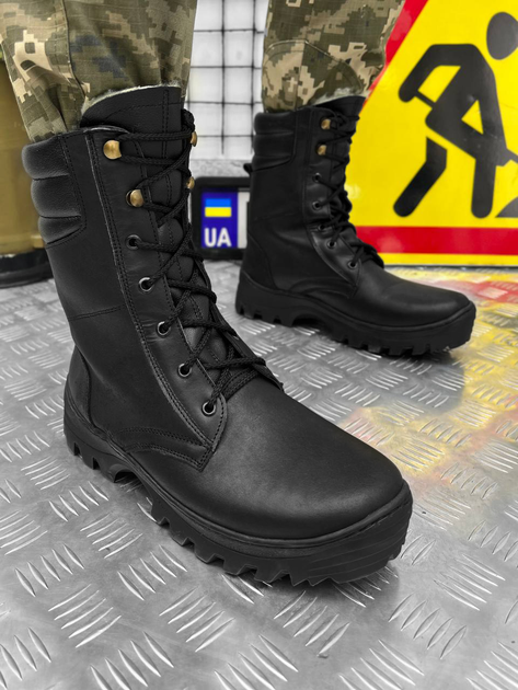 Тактические берцы зимние Tactical Boots Black 45 - изображение 2