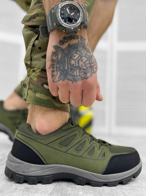 Тактичні кросівки Tactical Combat Shoes Olive 42 - зображення 1