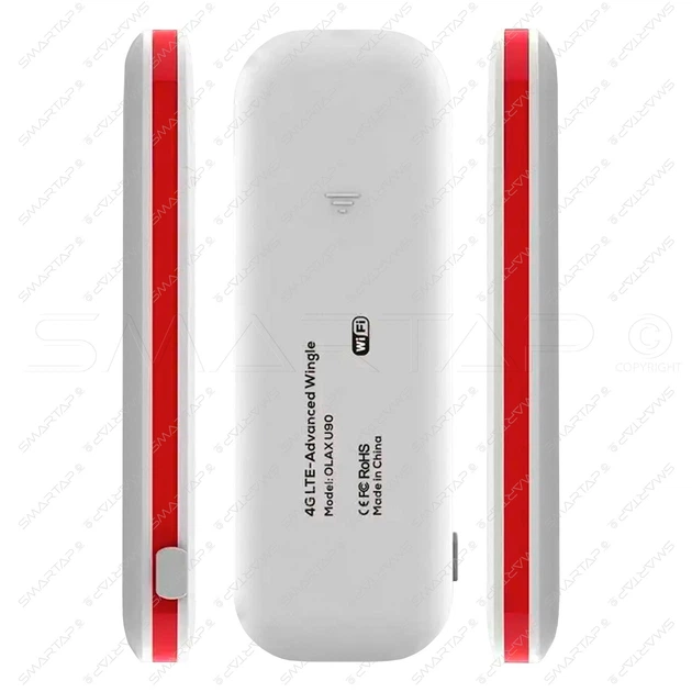 Универсальный 4G модем/роутер USB WI-FI 3G/4G LTE Olax U90H + 1 антенна 4G(LTE) 5 dBi. Скорость до 150 Мбит/с (Cat.4). Выход под антенну. Киевстар, Лайфселл, Водафон. - изображение 4