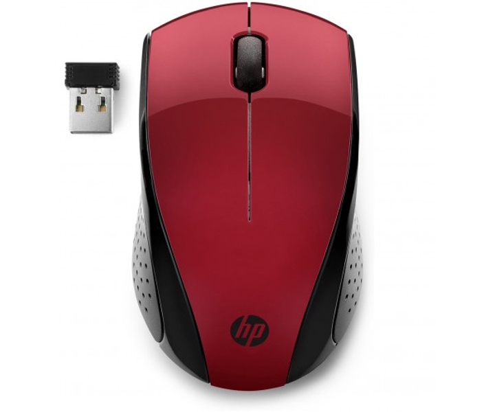 Мишка бездротова HP 220, чорно-червоний – фото, отзывы, характеристики ...