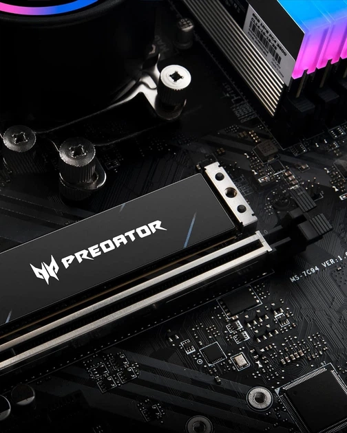 SSD диск acer Predator GM7000 4TB NVMe Gen4 M.2 2280 PCIe 4.0