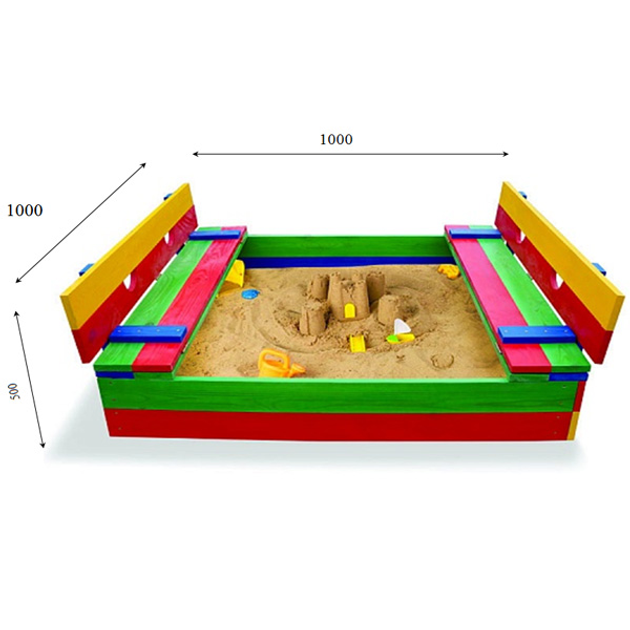 Детская песочница Sportbaby 29 23х100 см 