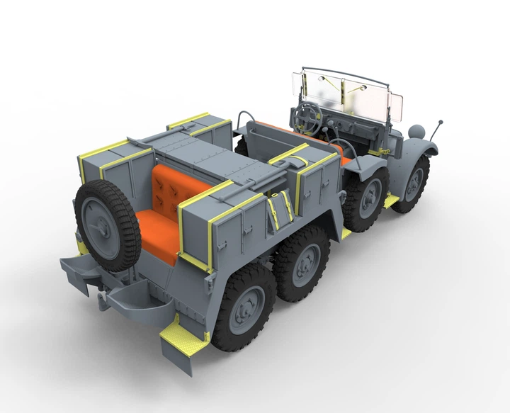 Сборная модель 1/35 грузовик Krupp Protze L2 H 143 Kfz.69 (early version) with 3.7cm Pak 36 Bronco - изображение 6