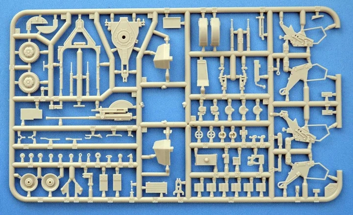 Збірна модель 1/72 німецька 37-мм зенітна гармата FlaK.36 на причепі Sd.Ah.52 ACE 72570 - зображення 2