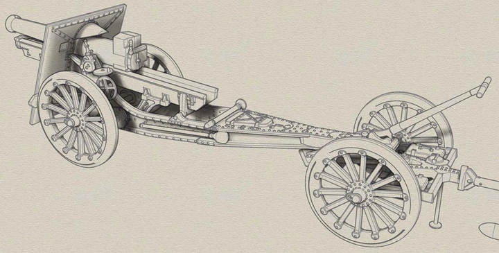 Сборная модель 1/72 американская 155-мм гаубица 1918 года деревянные колеса, французский заказ ACE 72544 - Фото 8 Сборная модель 1/72 американская 155-мм гаубица 1918 года деревянные колеса, французский заказ ACE 72544 - изображение 8