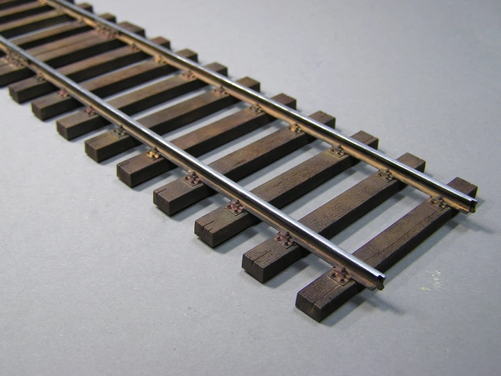 Сборная модель 1/35 железнодорожный путь (европейский путь) Railway Track MiniArt 35561 - изображение 2