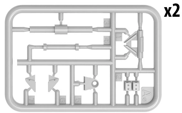 Сборная модель 1/35 Минный трал КМТ-7 (Т-55, Т-62, Т-64, Т-72, Т-80, Т-90, БМР-1, БМР-2, БМР-3) MiniA - изображение 9