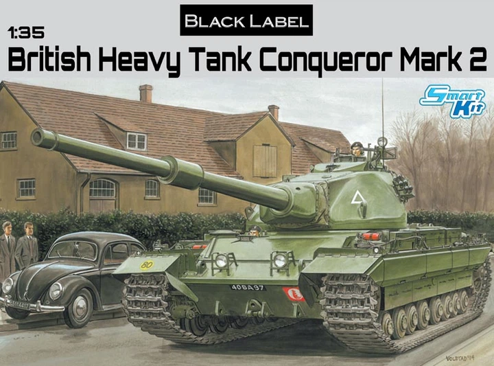 Сборная модель 1/35 британский танк British Heavy Tank Conqueror Black Label Dragon D3555 - Фото 1 Сборная модель 1/35 британский танк British Heavy Tank Conqueror Black Label Dragon D3555 - изображение 1