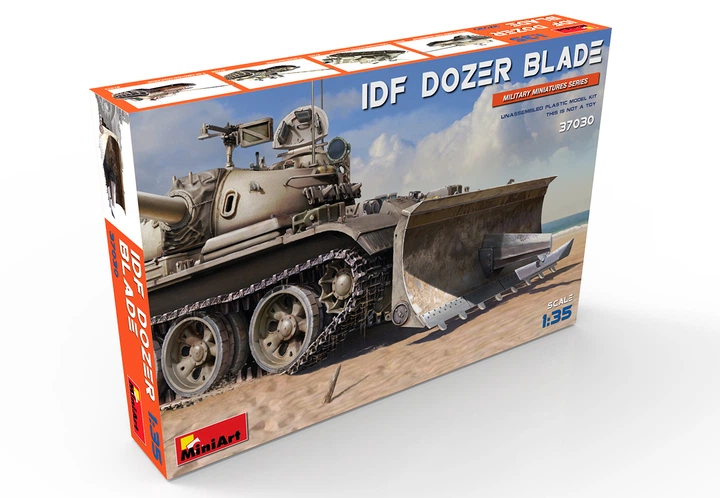 Сборная модель 1/35 Бульдозерный отвал IDF MiniArt 37030 - изображение 2